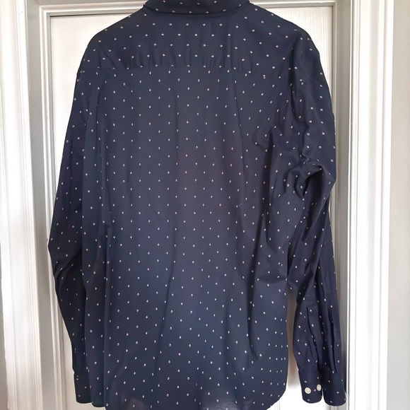 Navy blue with red diamond motif - Picture 3 of 4